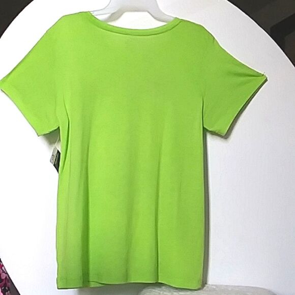 Halloween MOMSTER Tee-Shirt Slime (lime) green Women's size 12-14 - Picture 2 of 5